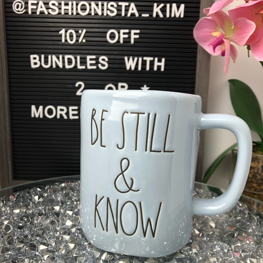 🙏🏼 New Rae Dunn BE STILL AND KNOW mug - Picture 5 of 10